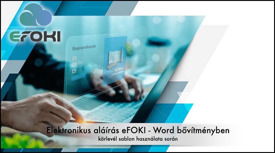 Elektronikus alrs az eFOKI Word bvtmnnyel